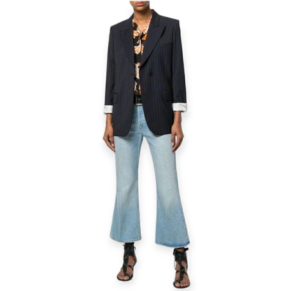 Frame rigid re-release le cropped flare jeans, 29